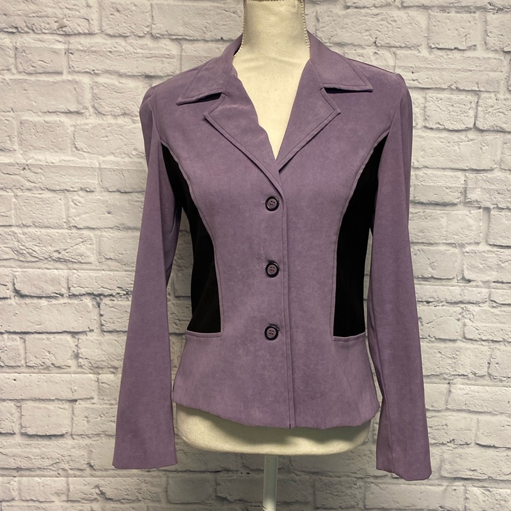Courtenay Vintage Color Block Blazer Size 6